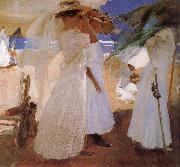Joaquin Sorolla On the beach oil painting reproduction
